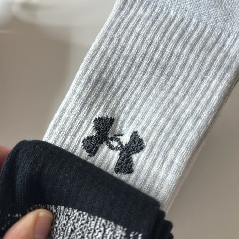 Under Armour UA Essential Mid Crew Socks 6 Pairs Size 6-10